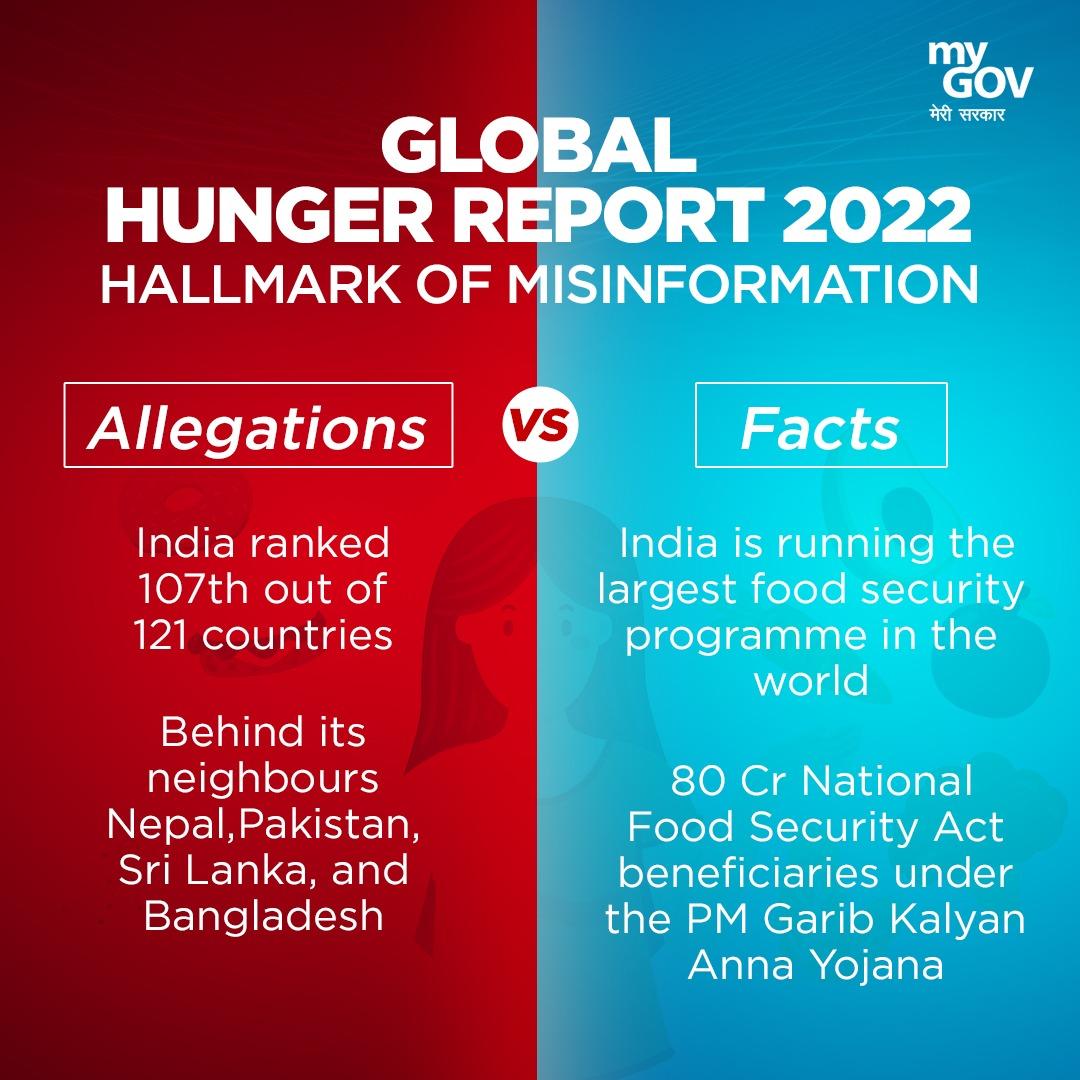 Recent Government Initiatives to Tackle Hunger     POSHAN Abhiyan Pradhan Mantri Matru Vandana Yojana Food Fortification Mission Indradhanush Eat Right India Movement