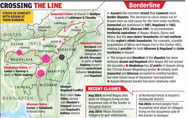 Assam-Meghalaya Border Dispute