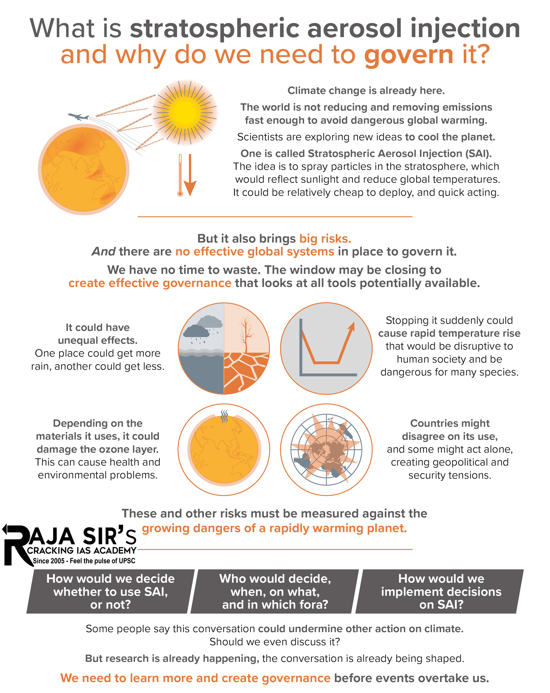 Stratospheric Aerosol Injection (SAI)